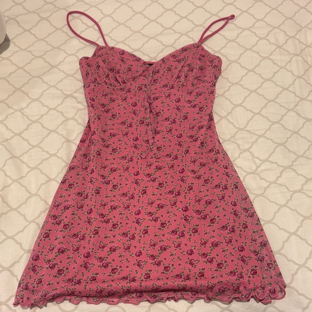 Urban Outfitters Pink Floral Dress